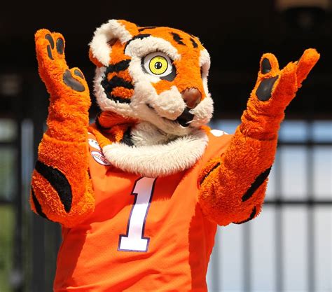 Clemson tiger mascot identifier